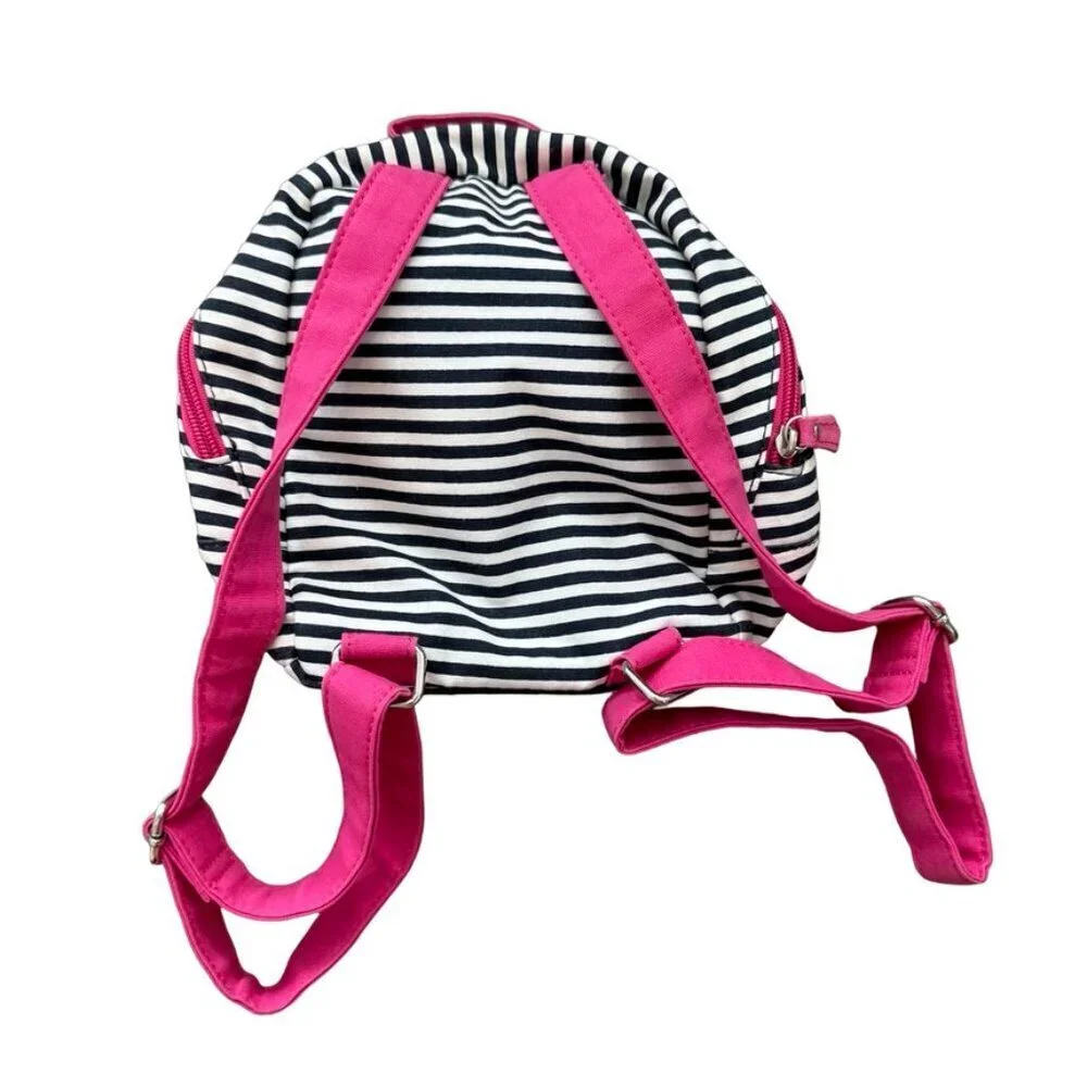 Tommy Hilfiger Pink Striped Stars Girls Mini Backpack